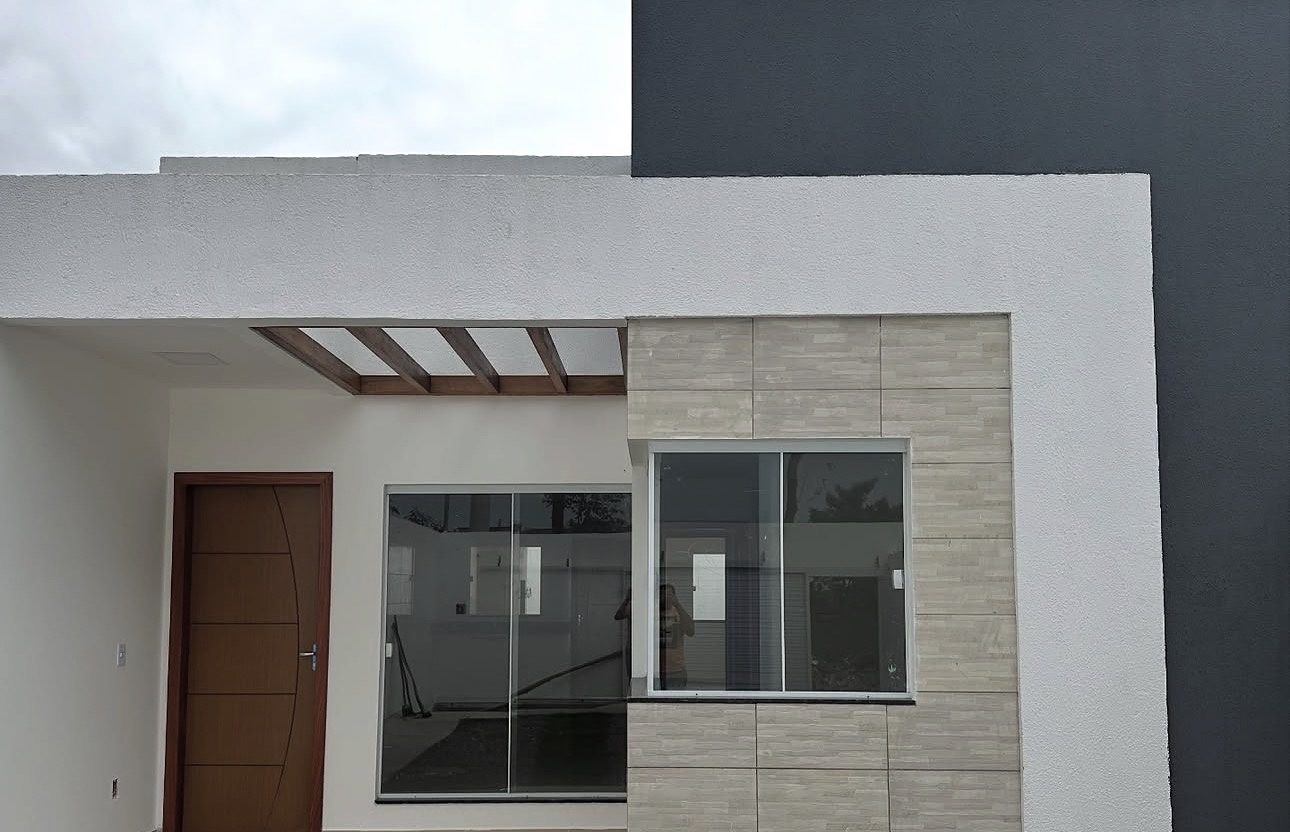Fachada da casa pronta