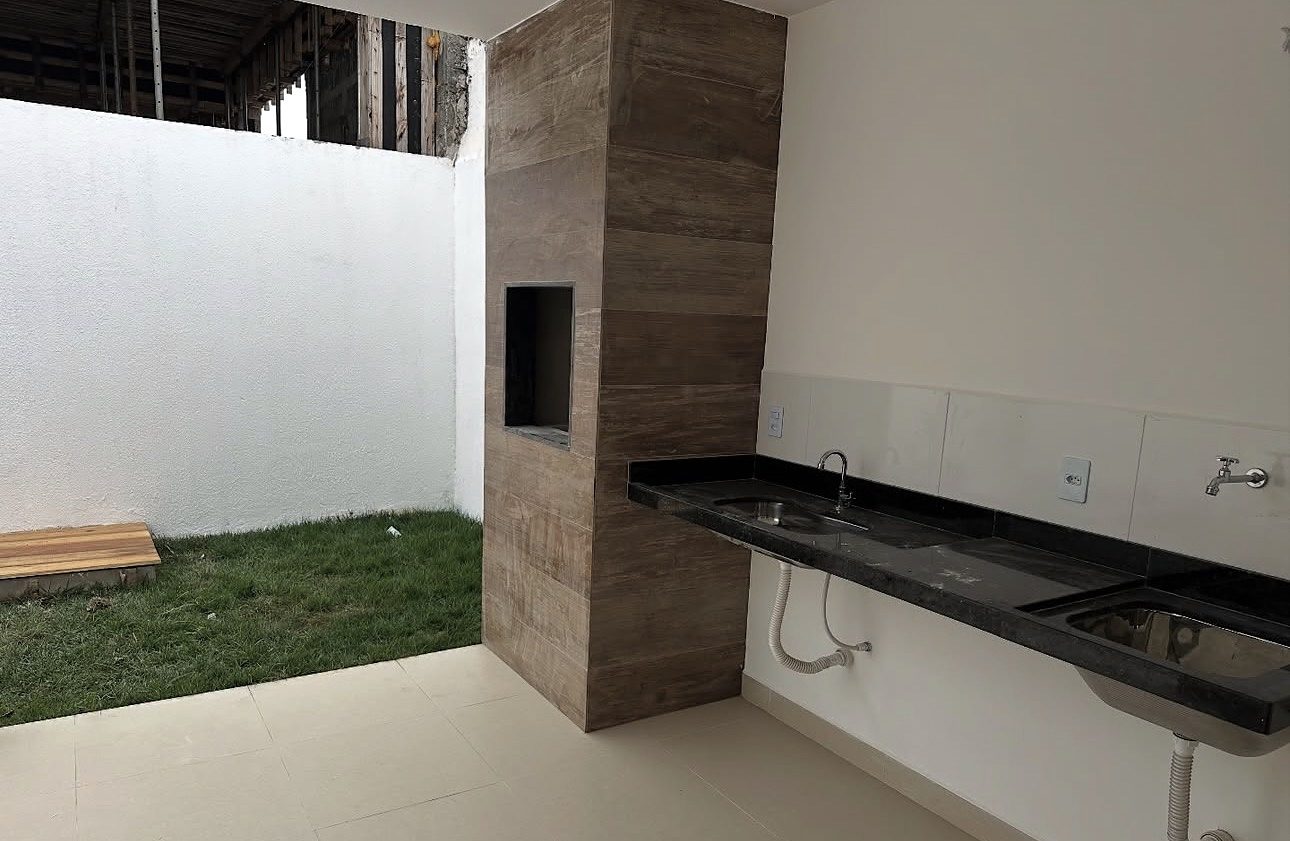 Área gourmet com churrasqueira